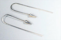 sterling silver arrow earrings