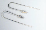 sterling silver arrow earrings