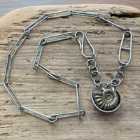 Ammonite Chain Necklace